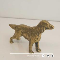 Metal Çoban Köpeği Biblo